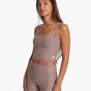 Vuori Elevation Square Neck Tank - Hazel Heather